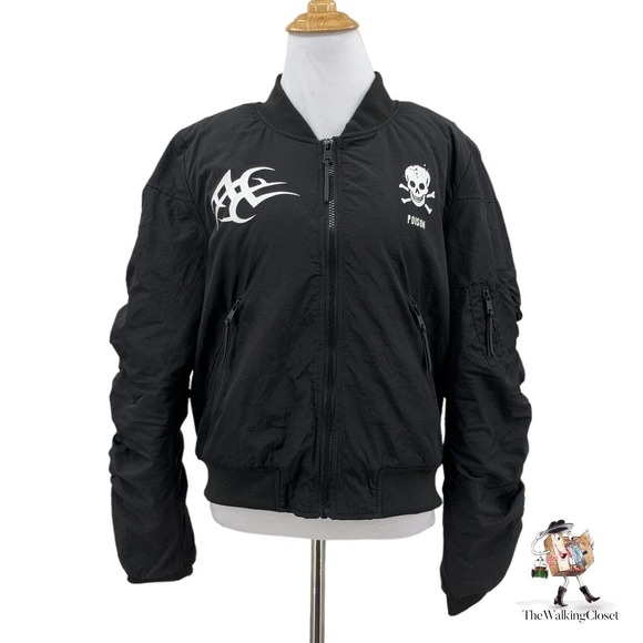 Disturbia Jackets & Coats Disturbia Poison Bomber Jacket Womens 6